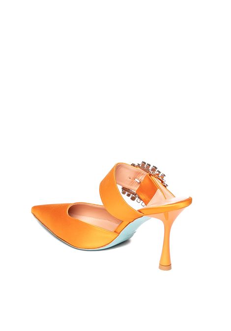 Décolleté alena raso arancio RUSSO G | ALENA910RASO-ARANCIO